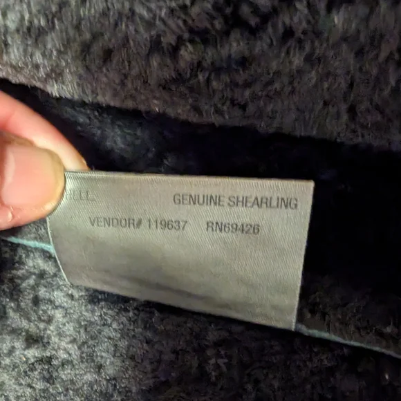Weatherproof Genuine Shearling Jacket,S - Picture 11 of 13